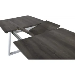 Hallsberg matbord 160-200 cm - Ek/vit