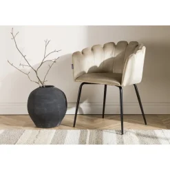 Halmstad karmstol - Beige