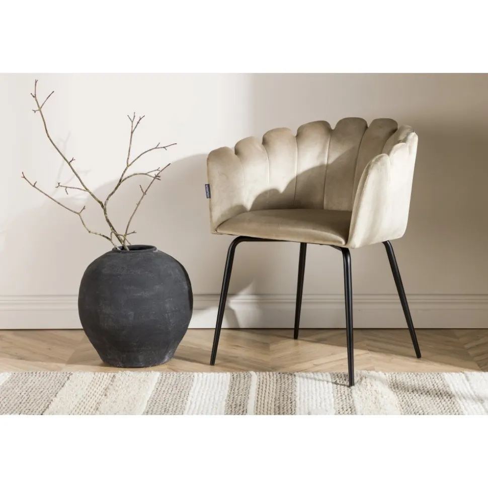 Halmstad karmstol - Beige