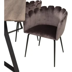 Halmstad karmstol - Grå