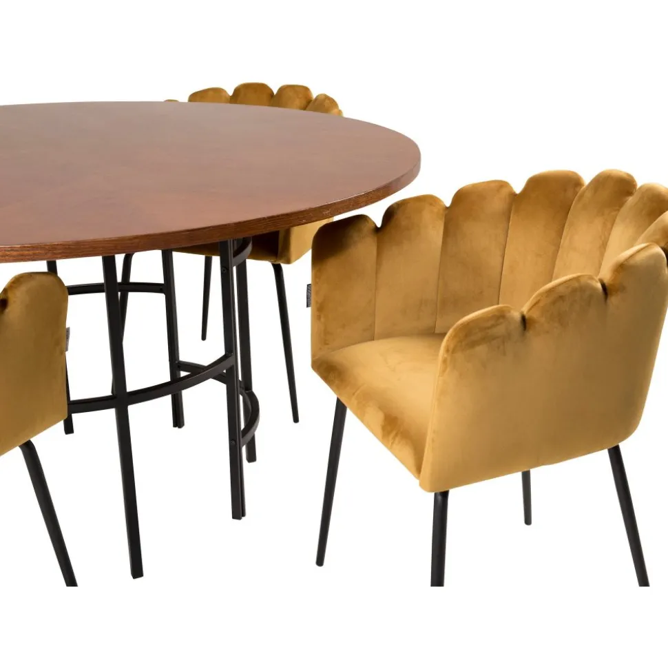 Halmstad karmstol - Gul