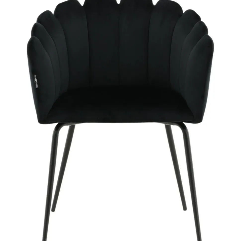 Halmstad karmstol - Svart