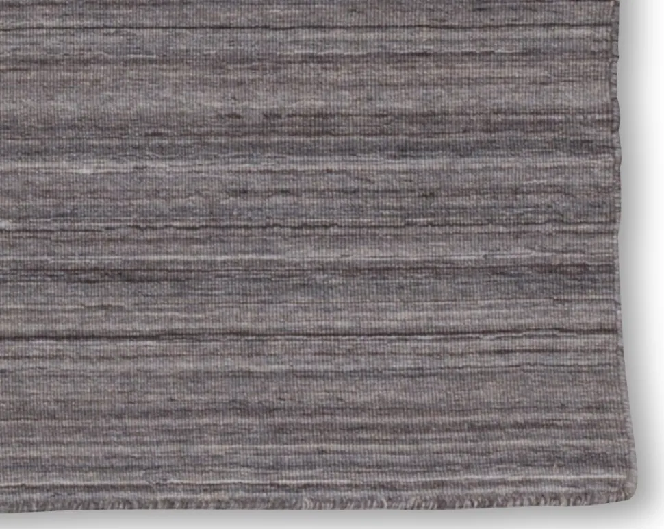 Handvävd ullmatta Island - Brun/grå