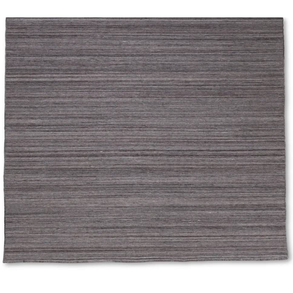 Handvävd ullmatta Island - Brun/grå