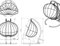 Hanedan hängstol - Vit + Fläckborttagare för möbler