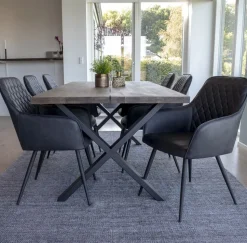 Harbo Matstol - Mörkgrått