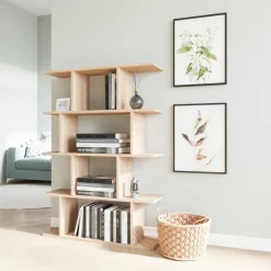 Harmon bokhylla i ek