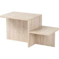 Harmony soffbord 80 x 40 cm - Travertin