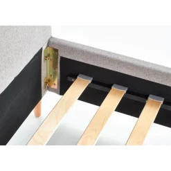 Harrison sängram 160x200 cm - Grå + Möbeltassar