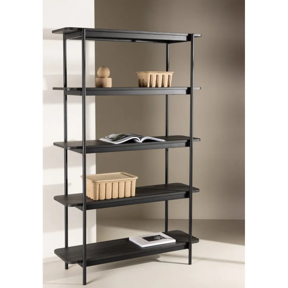 Heim hylla 190 cm - Svart