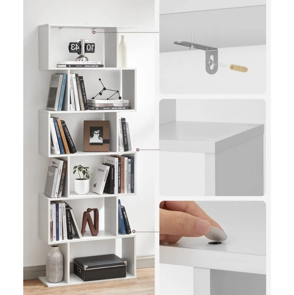 Hektor bokhylla - Vit