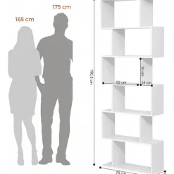 Hektor bokhylla - Vit