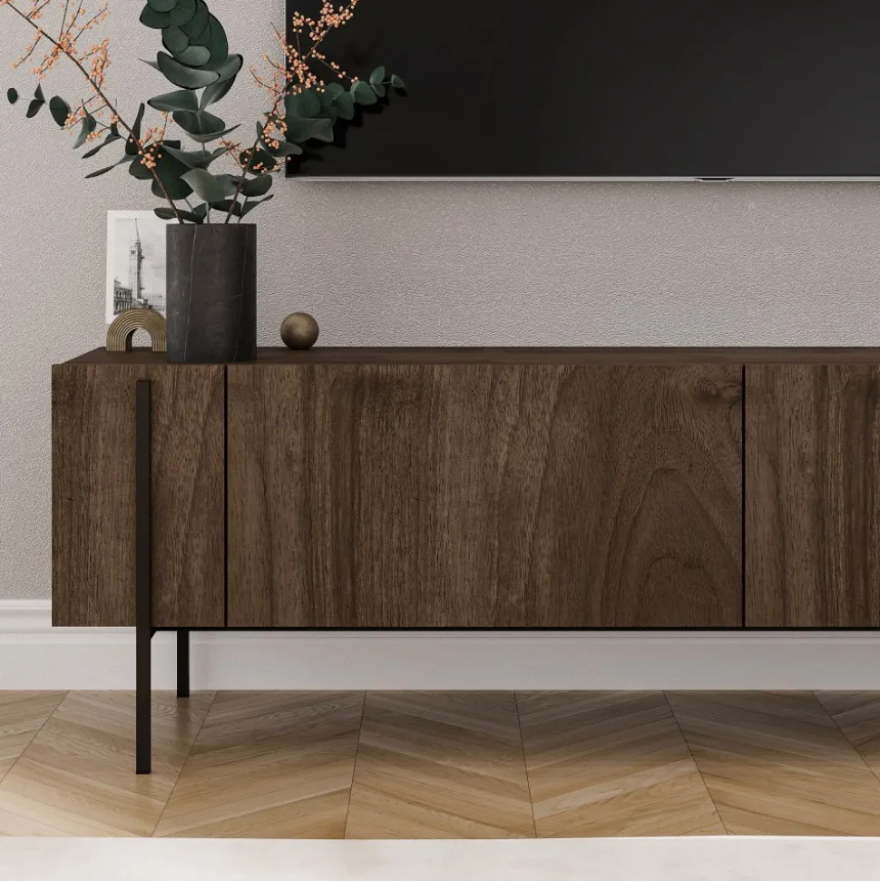 Herman TV-bänk - Valnöt