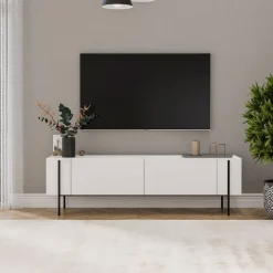 Herman TV-bänk - Vit