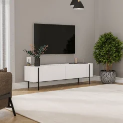 Herman TV-bänk - Vit