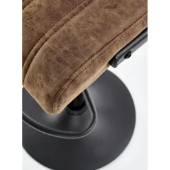 Hester barstol i brun vintage PU