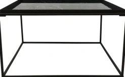 Hilliard soffbord 80 x 80 cm - Svart + Möbeltassar