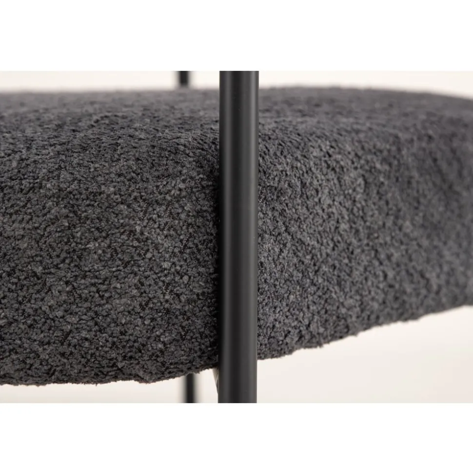 Hökåsen x Josefin Lustig fåtölj - Svart/mörkgrå