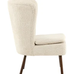 Hällsö fåtölj - Beige/valnöt