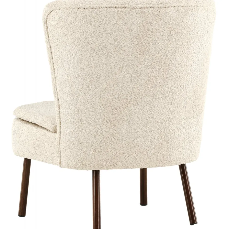 Hällsö fåtölj - Beige/valnöt