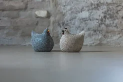 Höna dekoration 20 x 15 x 17 cm - Svart