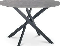 Hogrän matbord Ø120 cm - Betongimitation