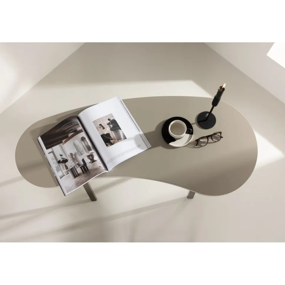 Holmestrand skrivbord 115 x 50 cm - Beige/Brun