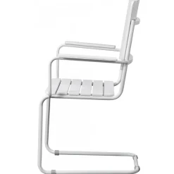 Holmsund stol med armstöd - Vit