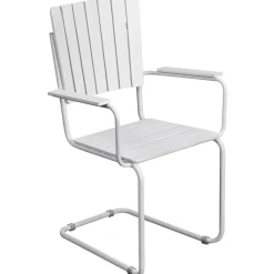 Holmsund stol med armstöd - Vit + Rengöringsmedel för utemöbler