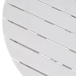 Holmsund utebord runt Ø70 cm - Vit + Textilskydd för utemöbler