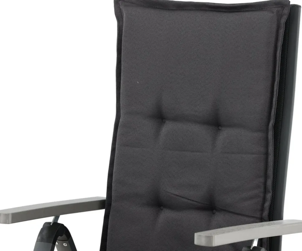 Home dyna 5-positioners - Mörkgrå + Textilskydd för utemöbler