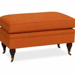 Howard Luxor Avlång Fotpall - Orange