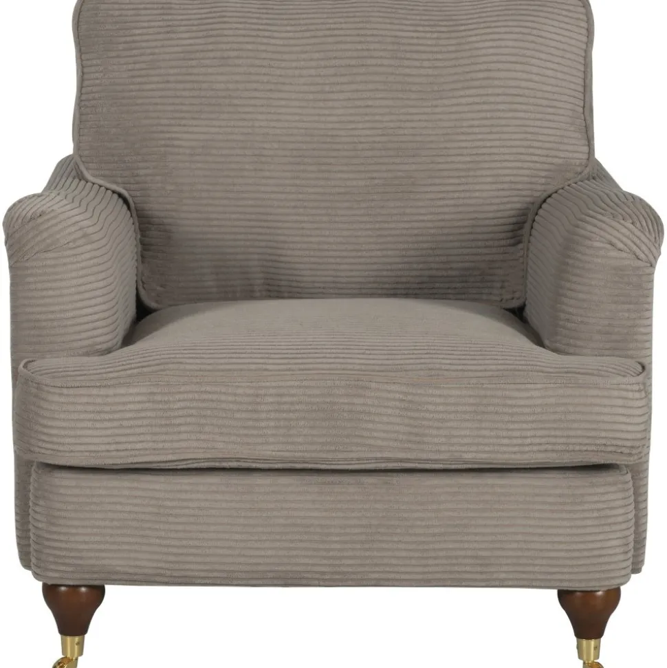 Howard Watford Deluxe fåtölj - Ljusbrun manchester