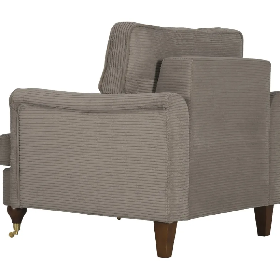 Howard Watford Deluxe fåtölj - Ljusbrun manchester