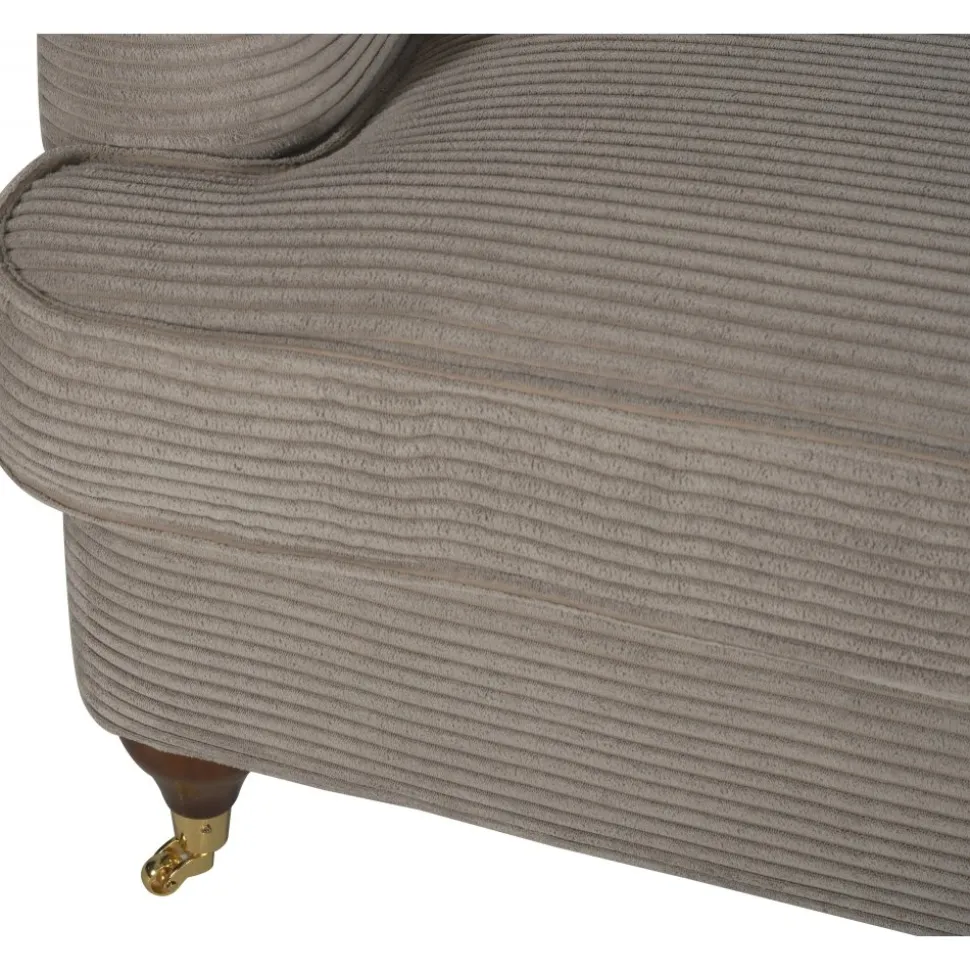 Howard Watford Deluxe fåtölj - Ljusbrun manchester