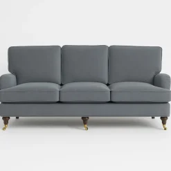 Howardsoffa Watford Deluxe 225 cm Ljusgrå