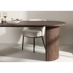 Härön matbord 200 x 90 cm - Mocca