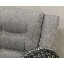 Hörnsoffa grå 5-sits - Peking + Textilrengöring för möbler