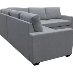 Hörnsoffa med bäddfunktion och förvaring