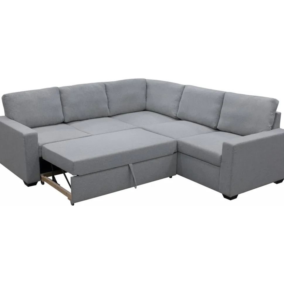 Hörnsoffa med bäddfunktion och förvaring + Fläckborttagare för möbler