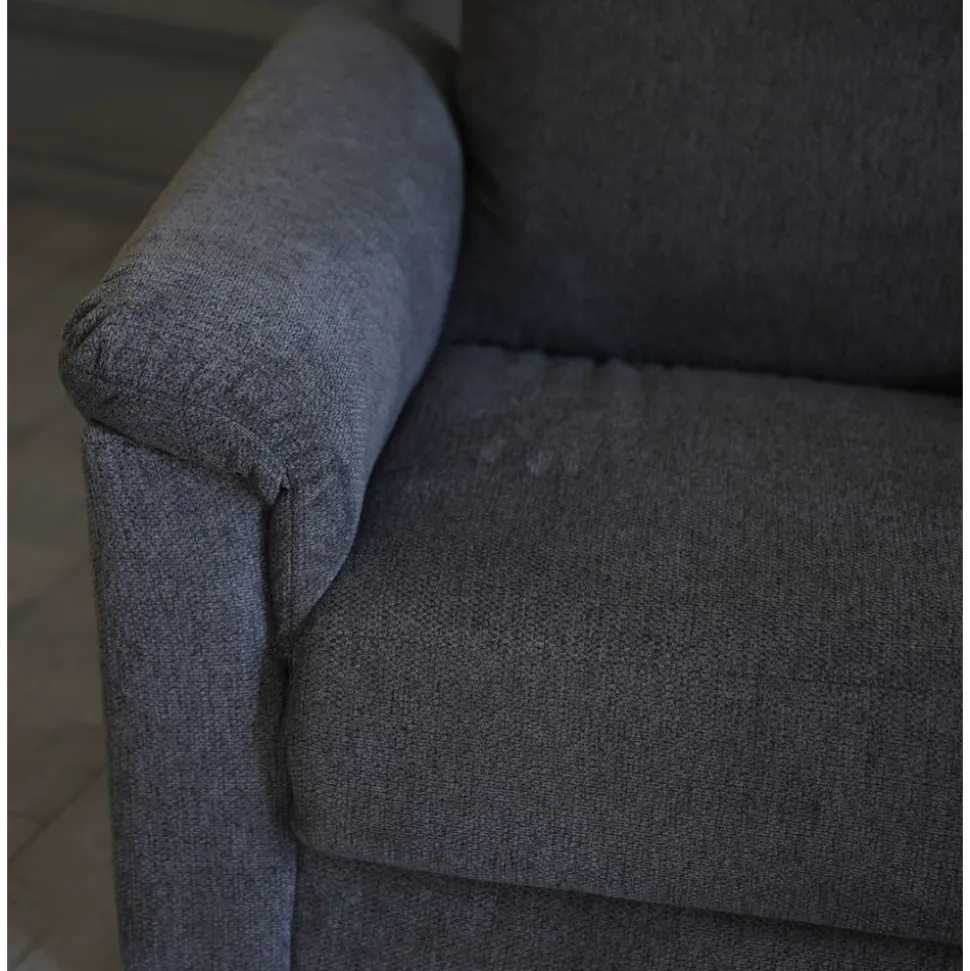 Hörnsoffa 5-sits antracit Alabama - 228/278 cm