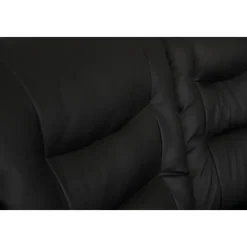 Hörnsoffa svart konstläder 5-sits - Peking + Fläckborttagare för möbler
