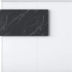 Idora receptionsdisk - Vit/marmor