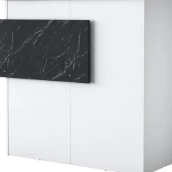 Idora receptionsdisk - Vit/marmor