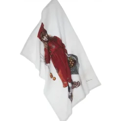 Idun kökshandduk 50 x 70 cm - Röd