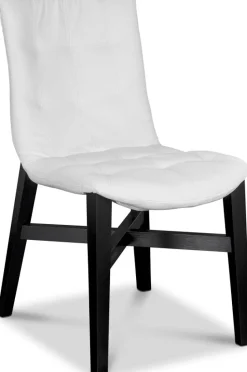 Indie 600 matstol vitt konstläder