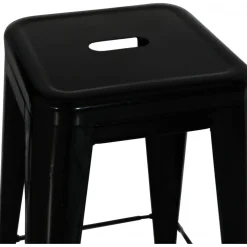 Industry Barstol i plåt - Svart + Fläckborttagare för möbler