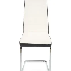 Iris stol - (vit|svart) Krom