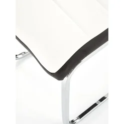Iris stol - (vit|svart) Krom