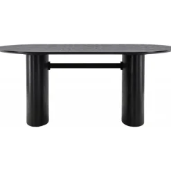 Isolde matbord 180 x 90 cm - Svart